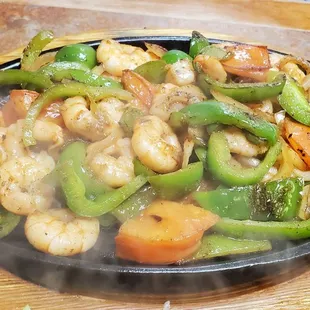 Shrimp Fajitas