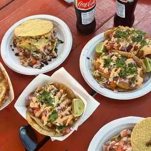 Baja fried fish tacos.