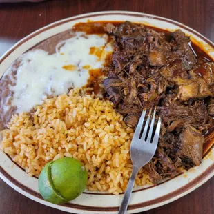 Birria plate (goat)