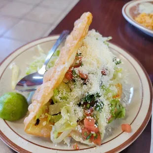 Texas taco - chorizo