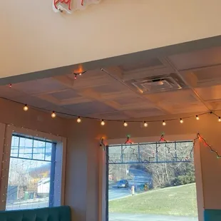 Dining Area- "Eat More Tacos"