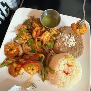 Shrimp Fajitas