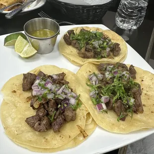Beef tacos