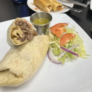 Steak burrito