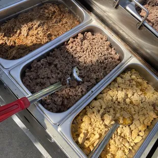 Birria, Carne Asada, Chicken