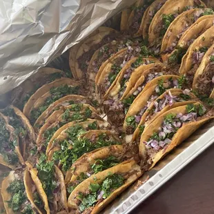 Birria Taco Trays Available