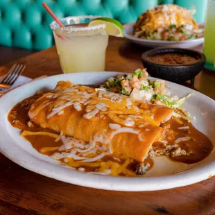 Ground beef enchiladas