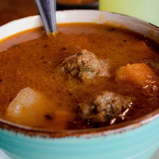 Albondigas soup