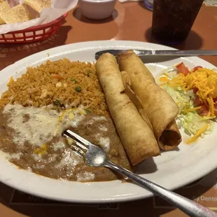 Chicken &amp; Bacon Flautas