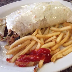 The Jam packed burrito is truly packed!