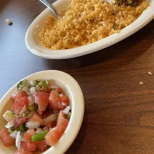 BTW the pico has that many tomatoes because I added some from my plate because it bare had any.