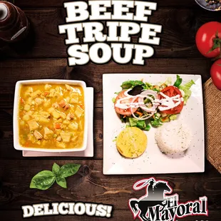 * Beef Tripe Soup * Mondongo