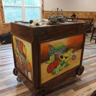 The Table side guacamole table