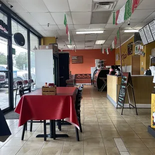 tables and chairs