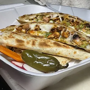 1 quesadilla de pollo