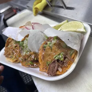 Birria tacos