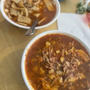 Pozole y menudo