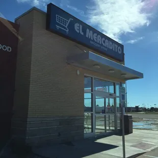 Sign outside of store