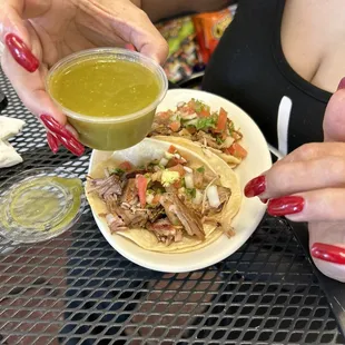 Tacos de carnitas