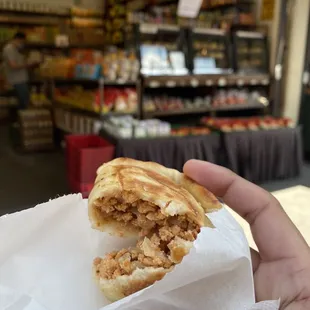 Salmon empanada