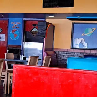 the interior of the restaurant