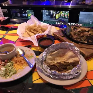 Beef Fajitas, devoured