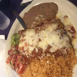 Brisket Enchiladas Dinner