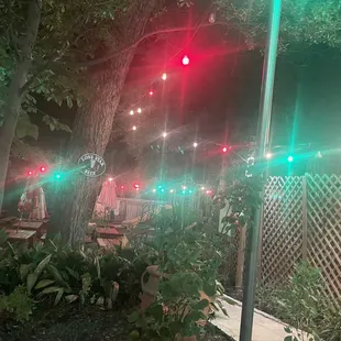 Patio leading to kids play area