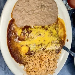 Cheese enchiladas
