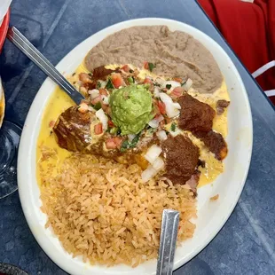 Brisket Enchiladas Dinner