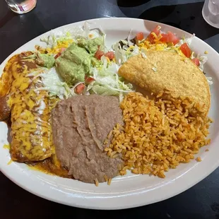 Enchilada and Taco combo