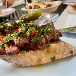 Montadito De Carne