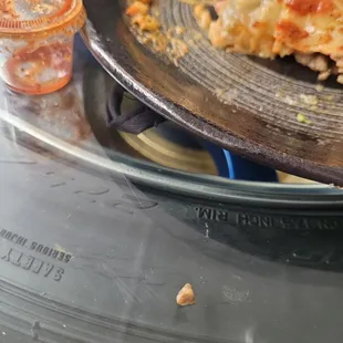 Giant rock in my wet burrito