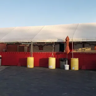 Not sure what this tent is used for... maybe extra seating