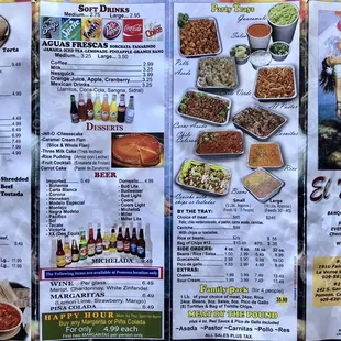 donuts, menu