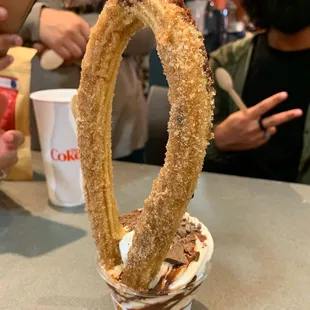 Churro in Ice Cream