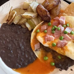 Yucatan style breakfast (forget what it's called) .. love the plaintain