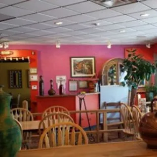 the dining area