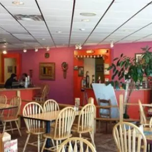 the dining area