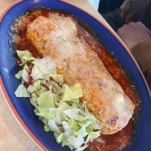 Pork Colorado burrito