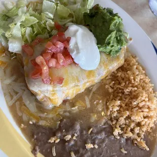 Chicken chimichanga