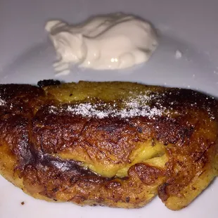 Rellenitos (plantain stuffed with sweetened black bean paste) - YUMMY