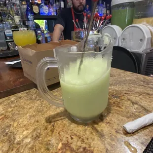 Pitcher of Frozen Margaritas