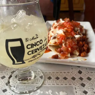 44th anniversary burrito special &amp; margarita