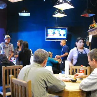 sushi and sashimi, interior