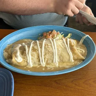 Smothered Breakfast Burrito