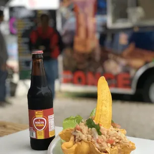 Concha de mariscos mixto