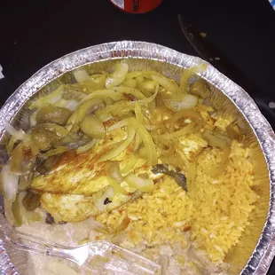 Where's the cheese??? My Monterey Chicken.