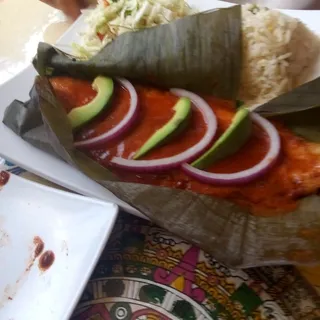 Filete en hoja de Platano