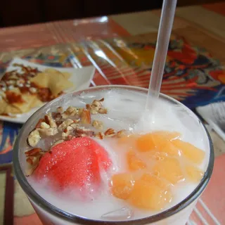 Horchata con nieve de Tuna